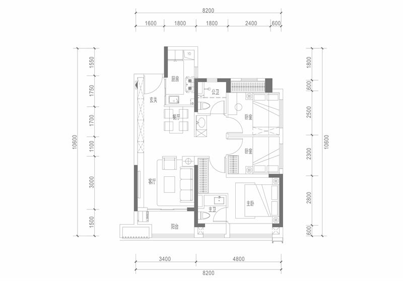 中粮悦章凤凰里   8 4 ㎡