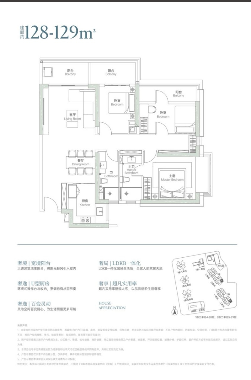 新世界香蜜四季家园 1 2 8 平米